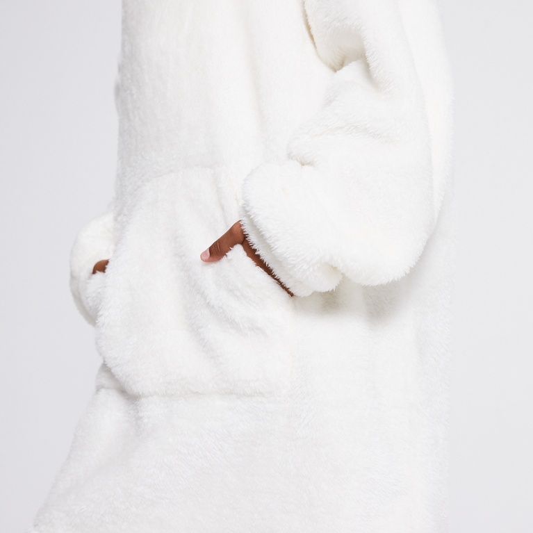 Pile hoodie "Furudal" Off white
